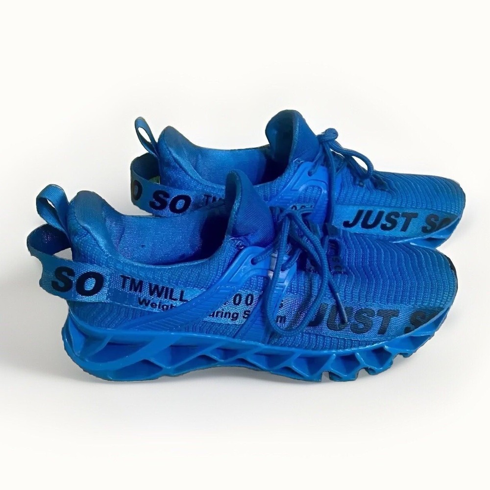 Running Sneakers Blue Women's 39 (8.5) Just So So EUC